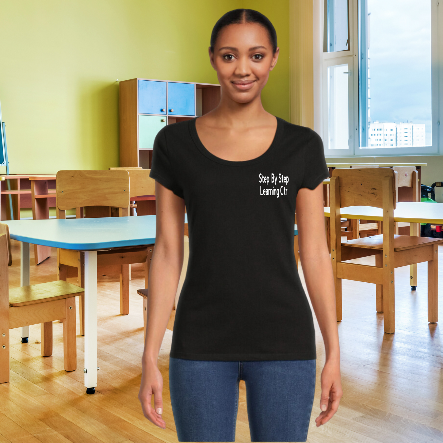 Step By Step Learning Center Employee T-Shirt